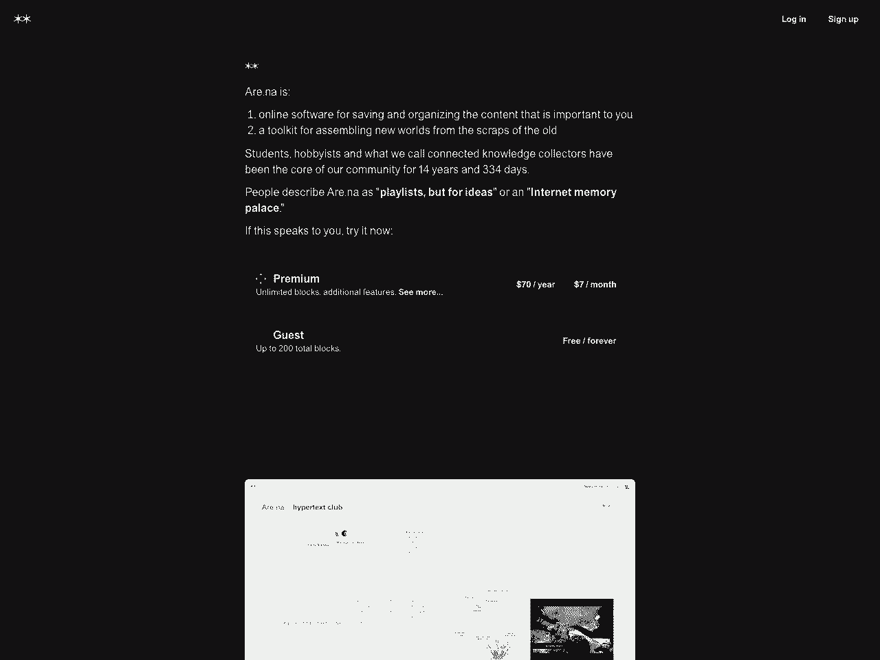 are.na screenshot