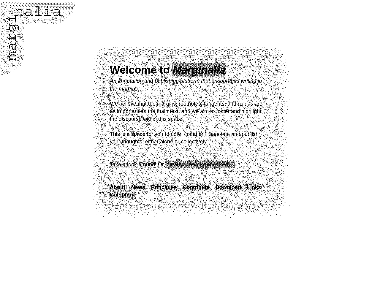margi-nalia.site screenshot