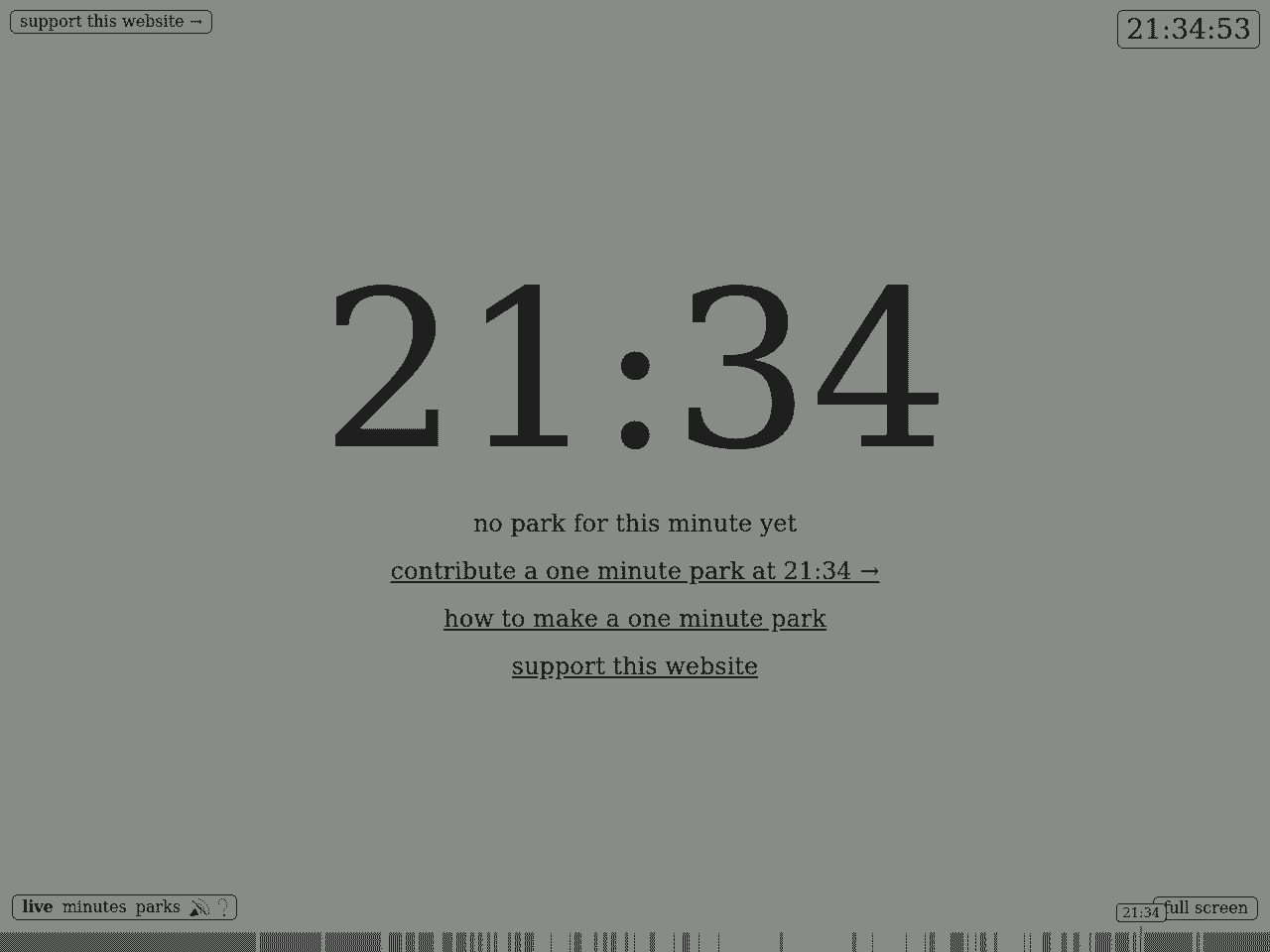 oneminutepark.tv screenshot